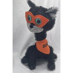 American Greetings Twisted Whiskers Black Halloween Cat 15" Plush Stuffed Animal